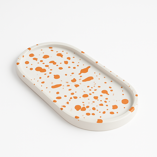 Orange Drop El Yapımı Dekoratif Tabak