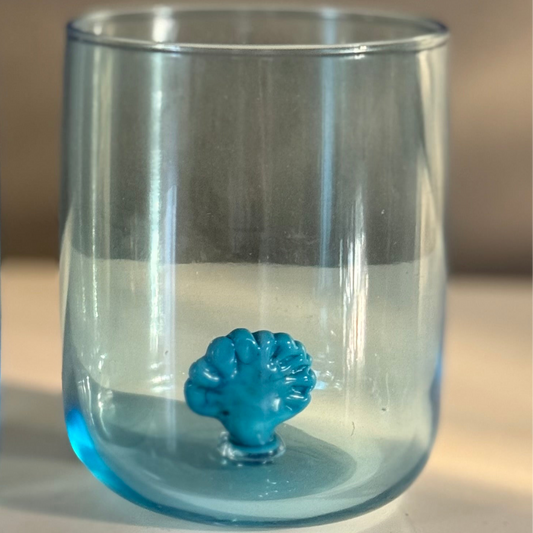 Mini Marina Deniz Kabuğu El Yapımı Bardak