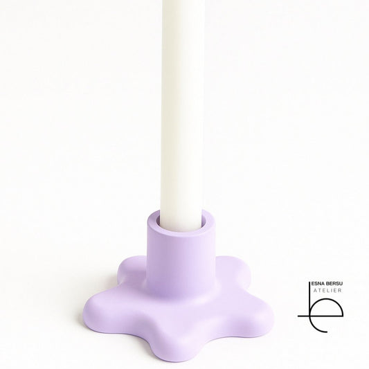 Kıvam El Yapımı Lila Mumluk