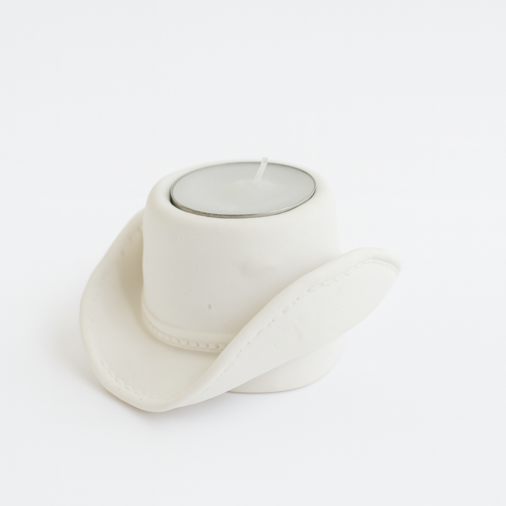 Kovboy El Yapımı Dekoratif Mumluk