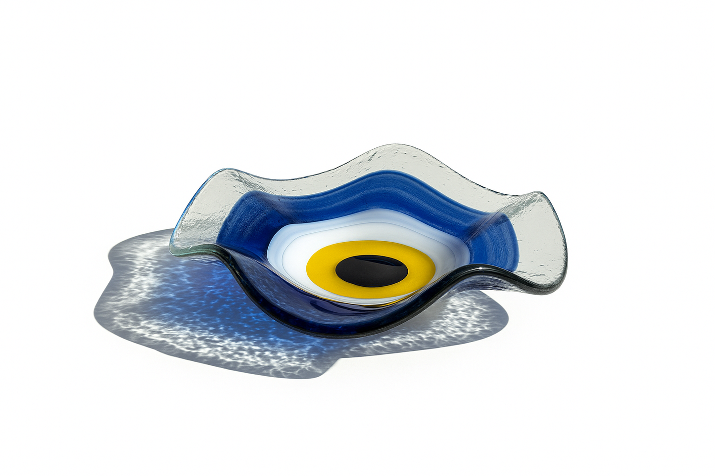 Nazar – El Boyaması Cam Küllük / Tabak