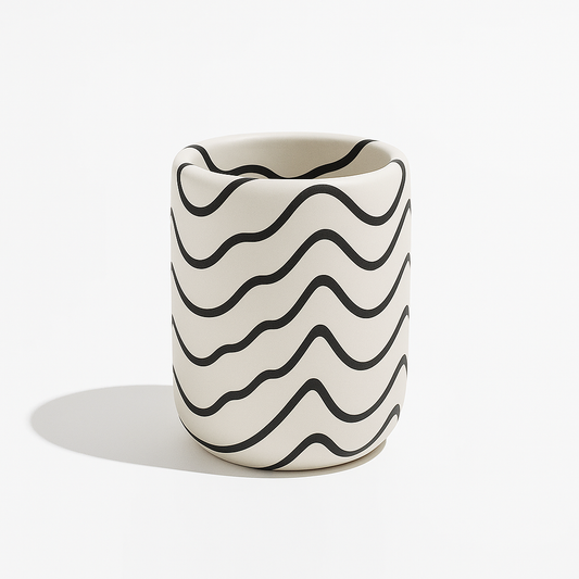 Siyah İzohips El Yapımı Kalemlik