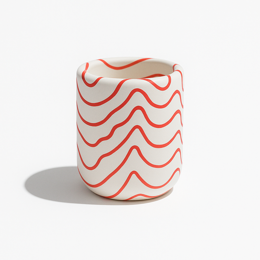 Kırmızı İzohips El Yapımı Kalemlik