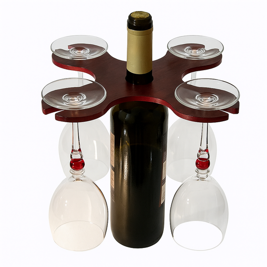 Balance & Bliss El Yapımı Şişe ve Kadeh Tutucu