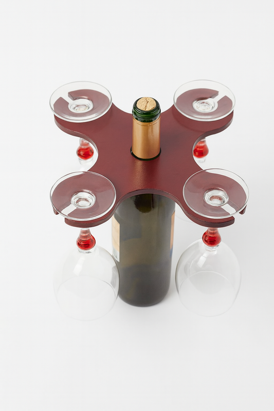 Balance & Bliss El Yapımı Şişe ve Kadeh Tutucu