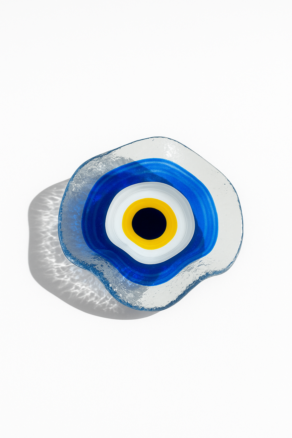 Nazar – El Boyaması Cam Küllük / Tabak