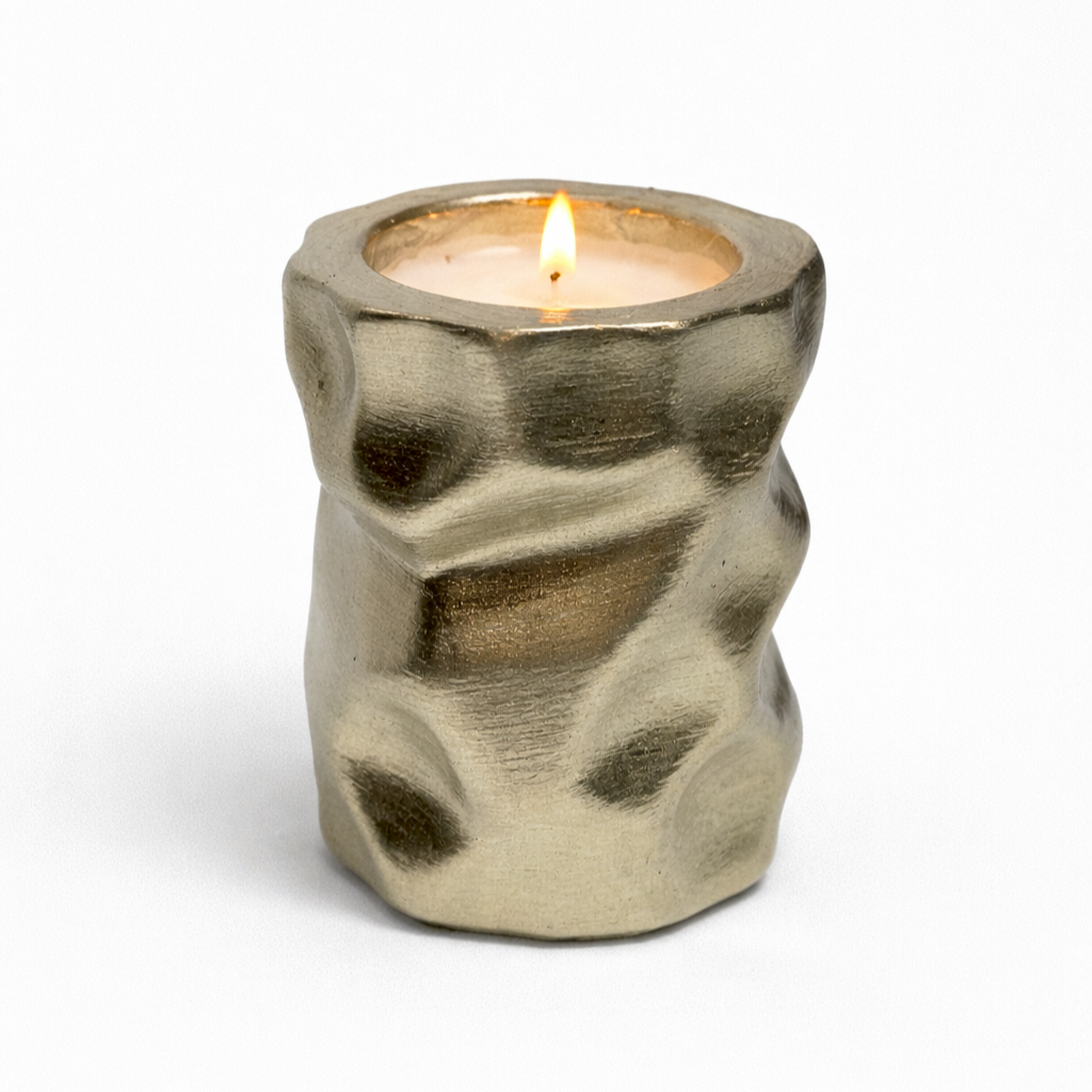 Crunch Yaldızlı El Yapımı Mum