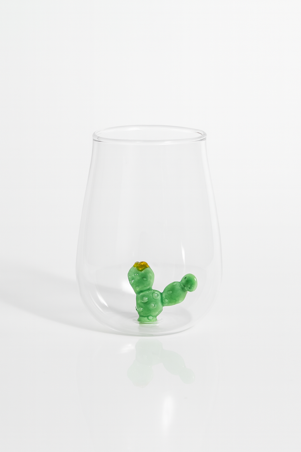 Kaktüs El Yapımı Murano Cam Bardak