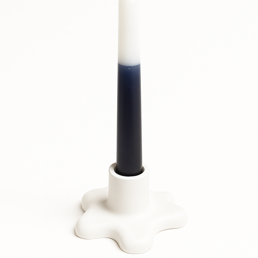 Kıvam El Yapımı Beyaz Mumluk