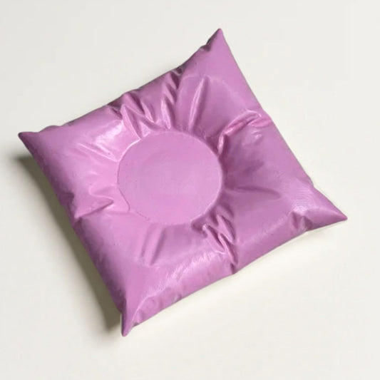 Mini-der El Yapımı Pembe Tealight Mumluk