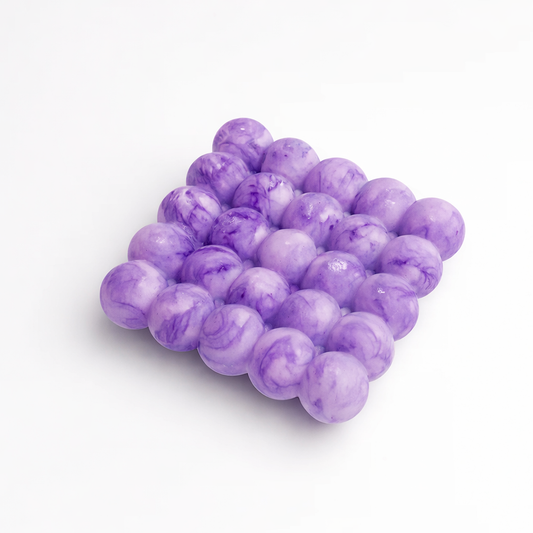 Ametist Bubble El Yapımı Bardak Altlığı