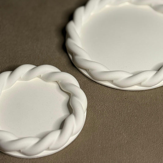 Burgu El Yapımı Dekoratif Tabak